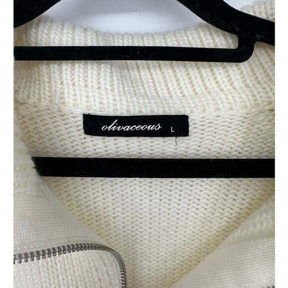 Olivaceous Ralph Half Zip Nautical Stripe Sweater - Picture 3 of 4